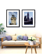 PEALSN 11x14 Picture Frame Set of 6, Display Pictures 8x10 with Mat or 11x14 Without Mat for Wall Mounting or Table Top, Photo Frames Collage for Wall Decor, Black Woodgrain. PEALSN