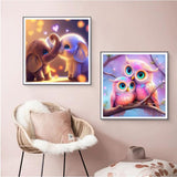 Elephants 5D DIY Diamond Art Kits for Adults,Diamond Art with Full Tools Accessories13.8x13.8 inch,Painting with Round Diamonds for Home Wall Decor Gift(35x35cm) HSENJT