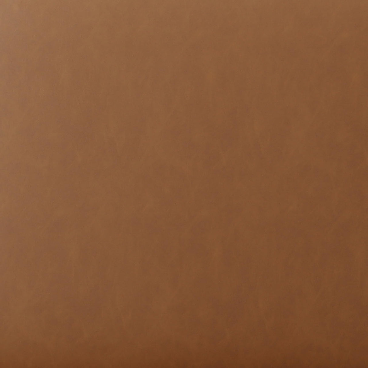 Lifestyle Solutions 19” Wentworth Ottoman Round Faux Leather Bench, Stationary Ottomans, Backless Chair, Footrest for Living Room, Footstool Office, Bedroom, Padded Seat, Caramel Brown Studio Living