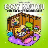 Cozy Kawaii: Coloring Book for Adults Featuring Cute and Comfy Kawaii Designs For Relaxation (Comfy Cozy Coloring Books) WoodArtSupply