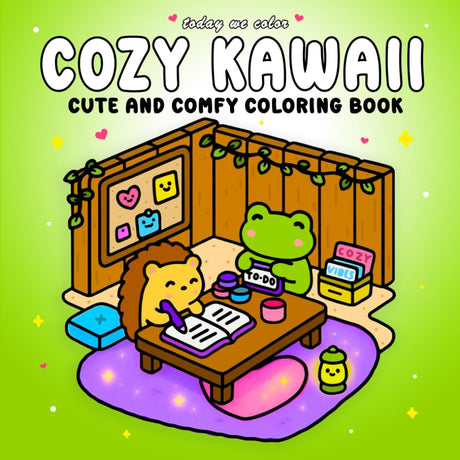 Cozy Kawaii: Coloring Book for Adults Featuring Cute and Comfy Kawaii Designs For Relaxation (Comfy Cozy Coloring Books) WoodArtSupply
