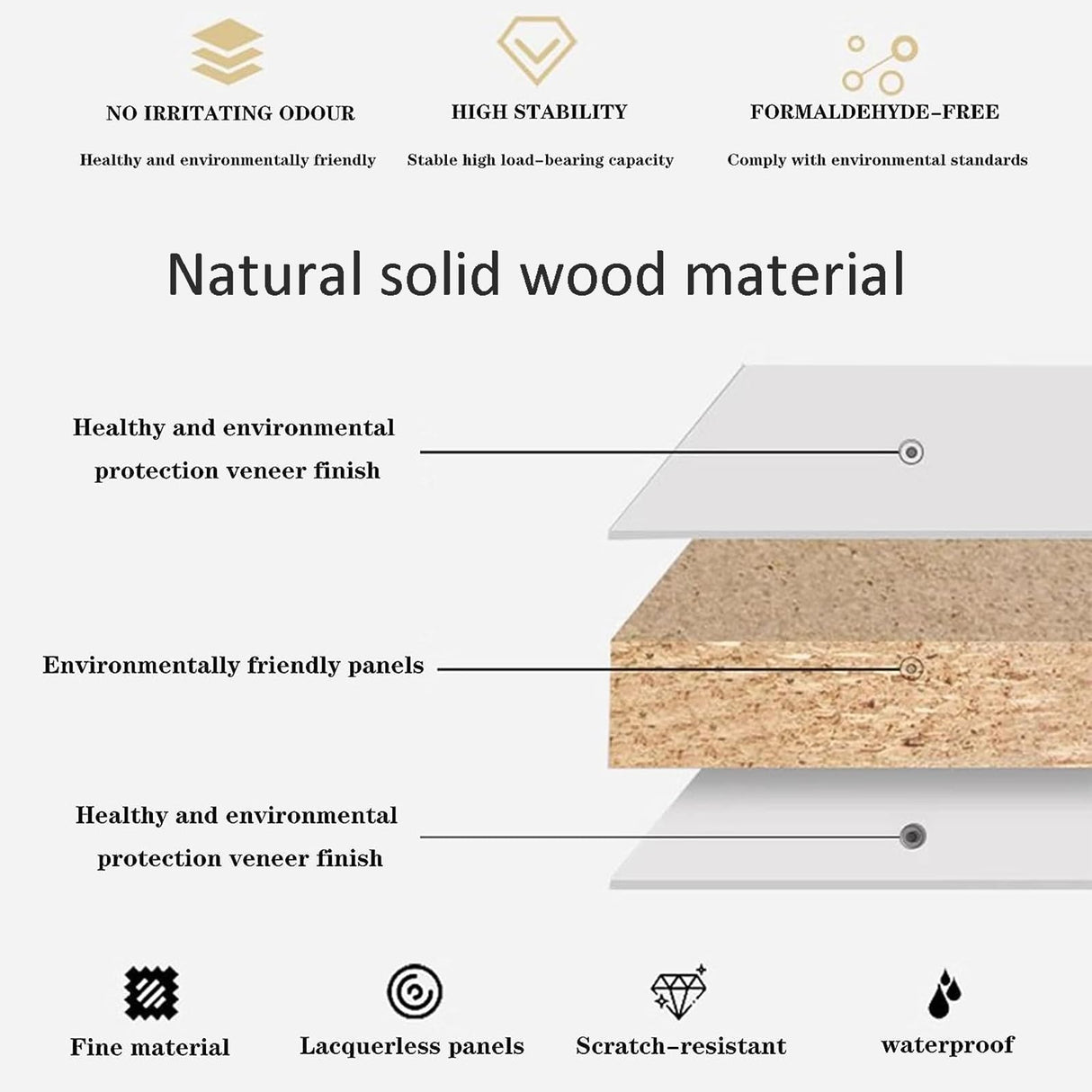Desktop Bookshelf and 2-Tier Hutch Organizer for Efficient Workspace Storage HM&DX