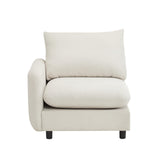 Christopher Knight Home Bricez 69" Loveseat, Upholstered Sofa, Modular Couch, Oversized Loveseat, Spacious Seating Sofa Couch, Comfort Sectional Corner Wooden Chair for Living Room Home Office, White Christopher Knight Home