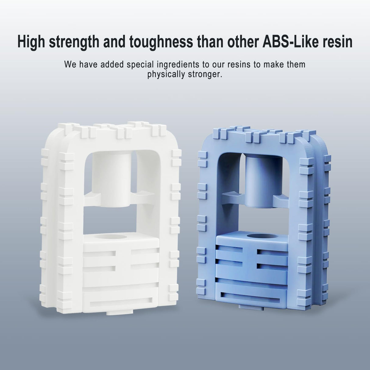 YOUSU ABS-Like 3D Printer Resin 1kg Gray, Rapid LCD UV-Curing Resin 405nm, Standard Photopolymer Resin for LCD 3D Printer Yousu