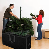 Primode Christmas Tree Storage Bag | Fits Up to 9 Ft. Tall Disassembled Tree I 65"x15"x30" Holiday Tree Storage Case | Protective Zippered Artificial Xmas Tree Bag (9ft, Black) Primode