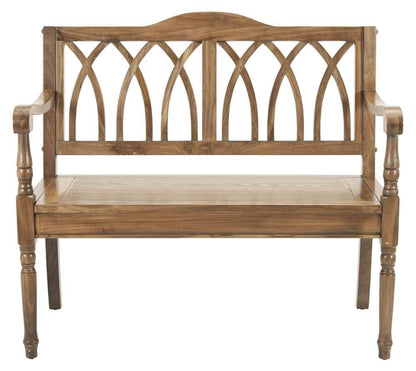 Safavieh American Homes Collection Benjamin Oak Bench - WoodArtSupply