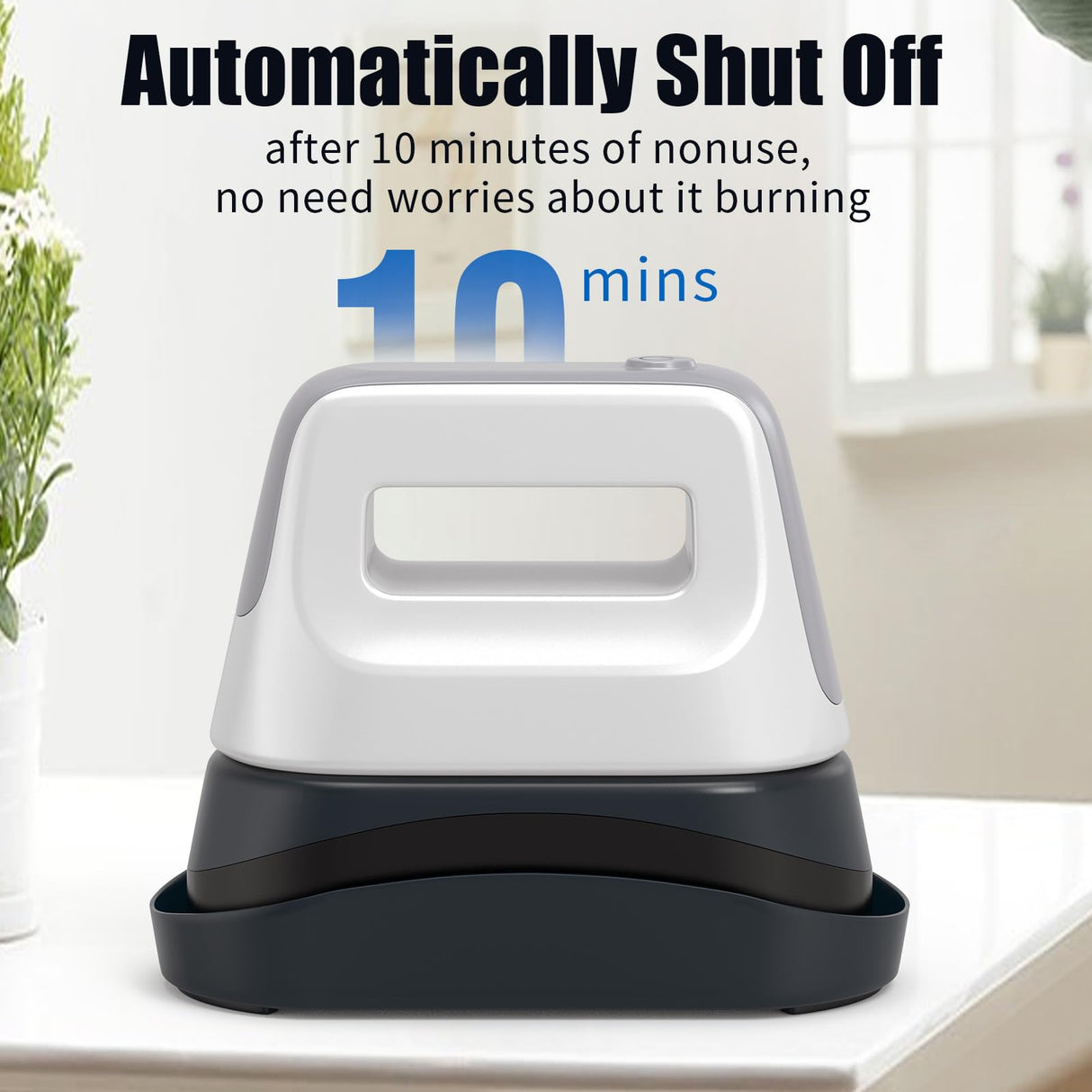 UOKRR Hat Press, Mini Hat Heat Press Machine for Caps & Patches, Portable Handheld Cap Easy Press Machine with 3 Heating Levels, Auto-Off & 6.3"x3.3" Curved Heating Plate UOKRR