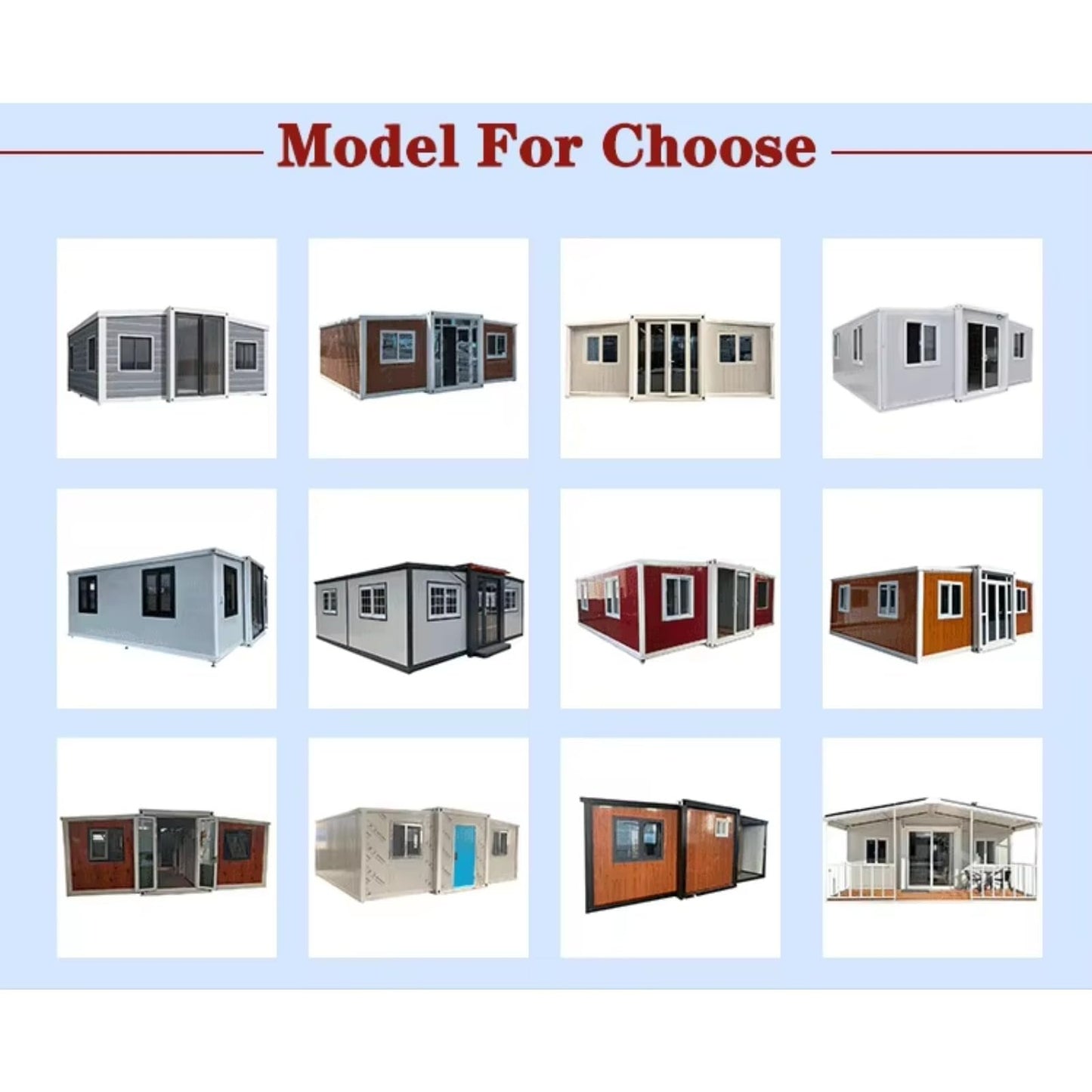 Mobile Tiny Home, Prefab Container House, 20ft, 30ft & 40ft, with Toilet and Kitchen, Expandable Foldable Container House, Luxury Living Modular Homes - WoodArtSupply