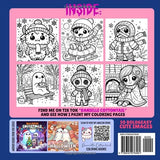 Winterween Cute & Cozy Coloring Book: 50 Adorable & Spooky Hygge Style Scenes with a Winter Vibe. Simple and Comfy for Relaxing Fun! WoodArtSupply