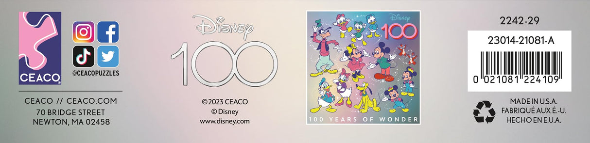 Ceaco - Disney's 100th Anniversary - 100 Years of Wonder - 200 Piece Jigsaw Puzzle Ceaco