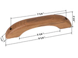 TUNORD Teak Wood Handle Grab Handrail for Boat and RV TUNORD