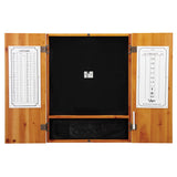 Viper Metropolitan Solid Wood Sisal/Bristle Steel Tip Dartboard Cabinet: Cabinet Only (No Dartboard), Oak Finish Viper