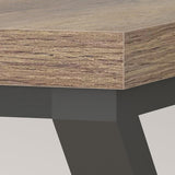 LVB Rustic Large Computer Desk, Industrial Extra Long Home Office Desk, Wood Pc Writing Work Study Computer Table Desk, Farmhouse Workstation Gaming Executive Desk for 2 Person, Rustic Oak, 70 Inch LVB