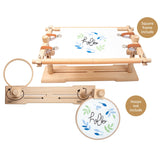 Lampstop Embroidery Hoop Stand Hands Free Embroidery Frame Rotated Cross Stitch Stand for Stitching Sewing Craft (Rotated Cross Stitch Stand) Lampstop