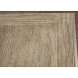 BOWERY HILL Contemporary 4-Drawer Storage Solid Wood Coffee Table in Natural for Living Room, 28" D x 48" W x 20" H BOWERY HILL