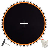 JumpTastic Replacement Trampoline Mat Fits14FT Trampoline Frame with 72 Pcs V-Ring Using 5.5in Spring(Not Include Spring | Mat's Diameter: 150in) Jump Tastic Trampoline
