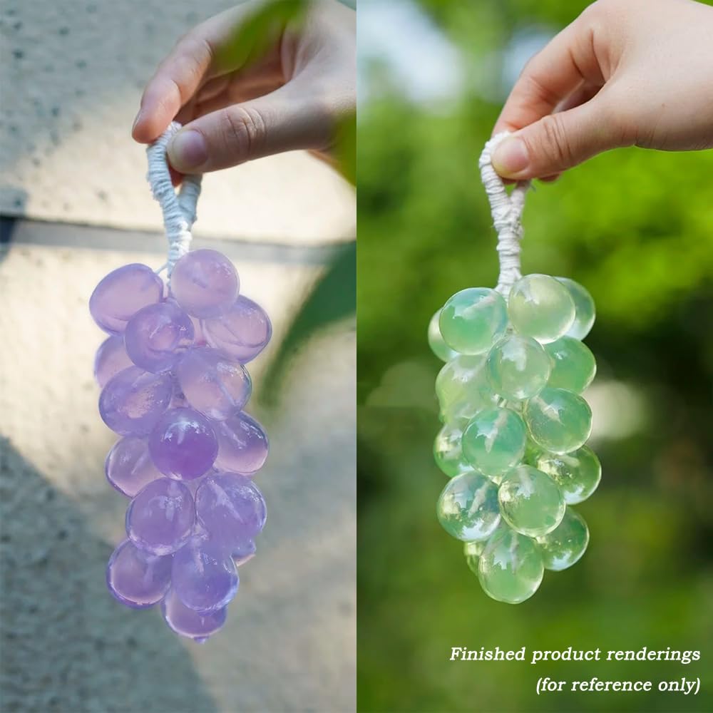 DIY Grape Soap Making Kit for Beginners, Complete Handmade Craft Set with Molds, Jute Rope, Mica Powder, Natural Soap Base & Tools Home Decor, Gift Ready CASADE11