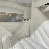 Inflatable White Wedding Bounce House with Blower,Commercial PVC Bouncy Castle Jumping Bed for Wedding, Birthdays, Parties 15ft x 15ft x 10ft Blatesic