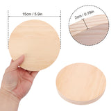 20 PCS 6 Inch Wooden Discs Circles, Unfinished Wood Coasters, Natural Wood Slices, Round Wooden Plaques for DIY Crafts, Home Decoration,Door Hangers, Wood Engraving, Wood Engraving, by GNIEMCKIN. GNIEMCKIN