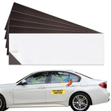 Bumper Sticker Magnets, Car Magnetic Sheets 5 Packs 12"×4" Bumper Sticker Magnetic Sheet with Self Adhesive Bumper Stickers Magnetic for Car, Home, Refrigerator, Photos, Stickers, Crafts PUSNMI