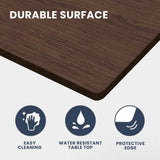 MOTIONGREY - Electric Motor Height Adjustable Standing Desk, Ergonomic Stand Up Desk, Adjustable Computer Sit Stand Desk Stand (Black + Black, 55 Inch) MOTIONGREY