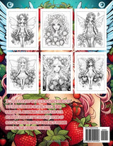 Berry Fairies Coloring Book: An Adult Coloring Book Featuring Cute Fairy Girls with Strawberries, Blueberries, Blackberries and More! WoodArtSupply