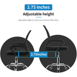 Bonzy Home Conference Table Chairs Set 8FT, 94.4"x47.2"x29.5" Tables & 10pcs Chairs Set for Conference Room Meeting Room Office, Black Bonzy Home