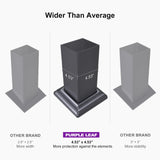 PURPLE LEAF Louvered Pergola 13' x 15' Large Patio Aluminum Pergola Modern Outdoor with Adjustable Roof for Deck Garden Yard Hardtop Gazebo PURPLE LEAF