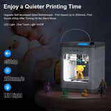 TINA2S 3D Printer with WiFi Printing, WEEDO Mini 3D Printers for Kids and Beginners, Auto Leveling and Fully Assembled FDM 3D Printer, Open Source DIY 3D Printer for Home Classroom and Office WEEDO