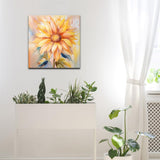 Natuyalo Framed Paint by Numbers Kit for Adults - Sunflower DIY Adult Paint by Number Kits Flowers Acrylic Canvas Painting for Adults Beginners Art Crafts with Frame, 12x12 Inch Natuyalo