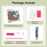 AMORARS Horse Diamond Painting Kit for Adults, 5D Flower Diamond Art for Beginners - DIY Full Diamond Dot Gem Art Painting, Suitable Gifts and Home Wall Decoration Crafts, 12x12Inch AMORARS