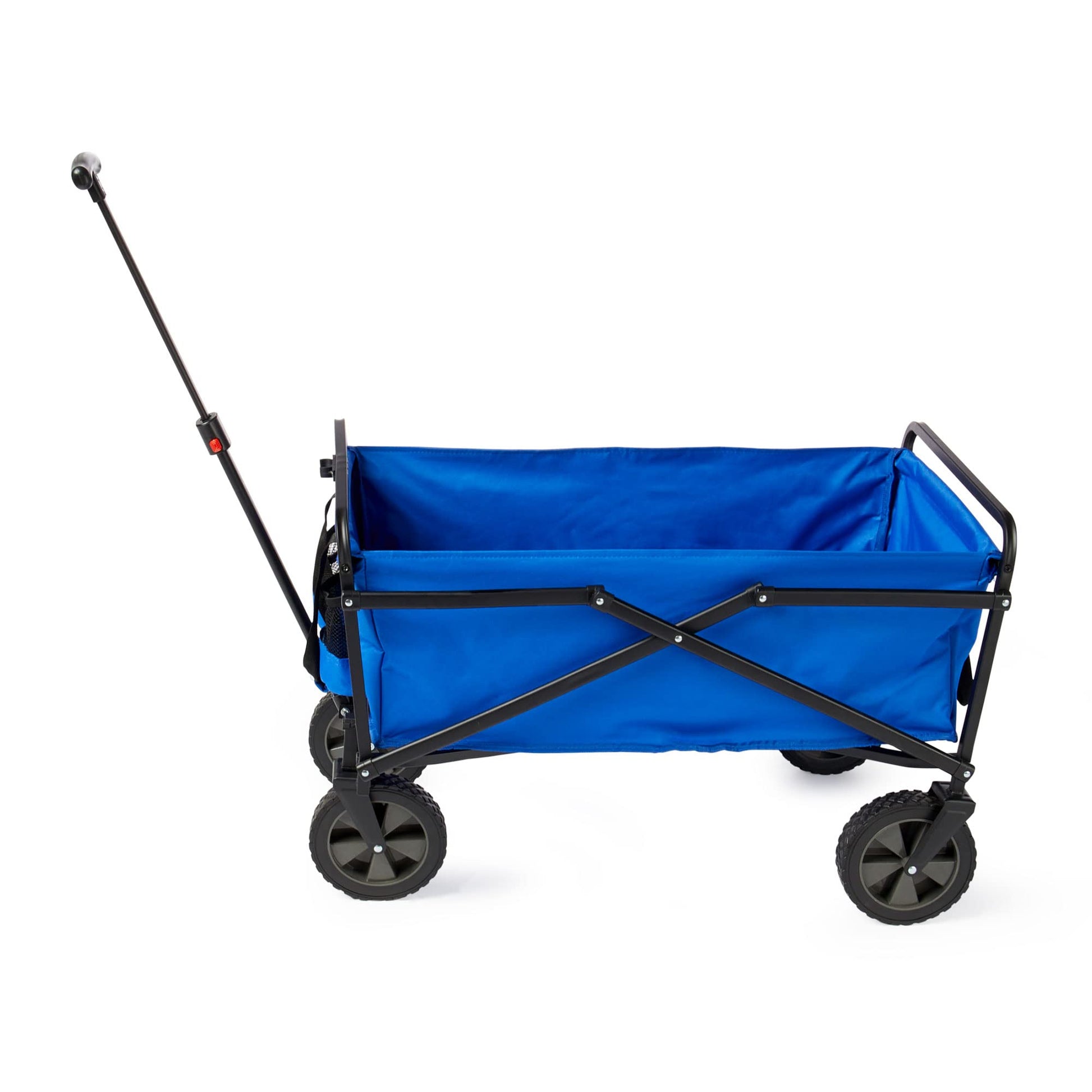 Seina Compact Folding 150-Pound Capacity Utility Cart, Royal Blue - WoodArtSupply