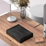 [ 30% Larger capacity ]Gun Safe for Pistols, Biometric Handgun Safe box, Mounted Handgun Safe Quick Access Security Safe with Fingerprint Keypad Lock for Home nightstand PATRON