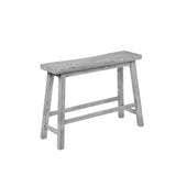 Boraam Sonoma Counter Height Backless Bench - Storm Gray Wire-Brush Boraam