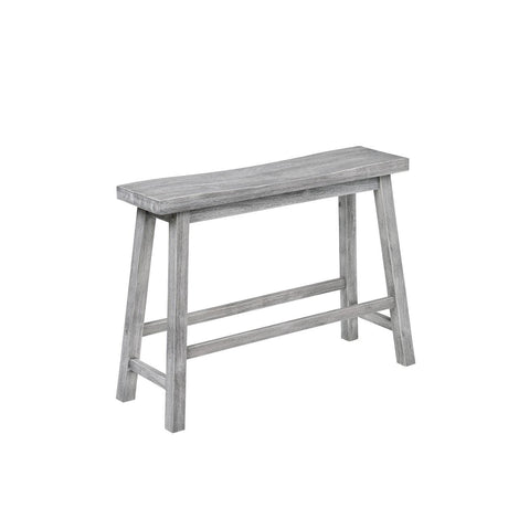 Boraam Sonoma Counter Height Backless Bench - Storm Gray Wire-Brush Boraam