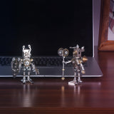 3D Metal Puzzle for Adults, Metal Model kit, combinable 3D Puzzle, 3D Mechanical Saint Puzzle, Fun DIY Assembly - The Best Gift for Men ZUNPINSPACE