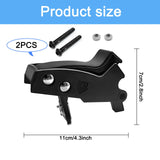 Gabasinover 2 PCS Clips with Miter Saw Mounting Brackets Compatible with Dewalt's DW7231 DE7023 DE7033 DE7025 DWX723 DW7231 DWX724 Mounting Bracket and Dewalt Heavy Duty Miter Saw Stand Gabasinover