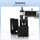 Kingroon 3D Printer Resin ABS Like Resin, Fast Curing 3D Printing Resin, 400 to 405nm UV Curing 3D Printing Liquid Photopolymer Resin, High Precision and Strong Non-Brittle,2kg Grey Kingroon