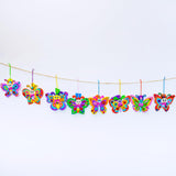 Winlyn 24 Sets Butterfly Craft Kits DIY 3D Rainbow Butterfly Ornaments Decorations Art Set Foam Stickers Arts and Crafts for Kids Spring Summer Camping Party Classroom Activities Art Project Winlyn