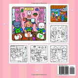 School Friends: A cute and cozy coloring book for all ages WoodArtSupply