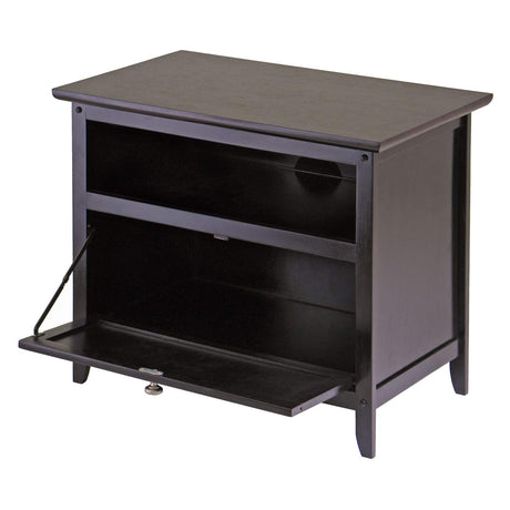 Winsome Wood Zara Media/Entertainment, Espresso, FURNITURE Winsome