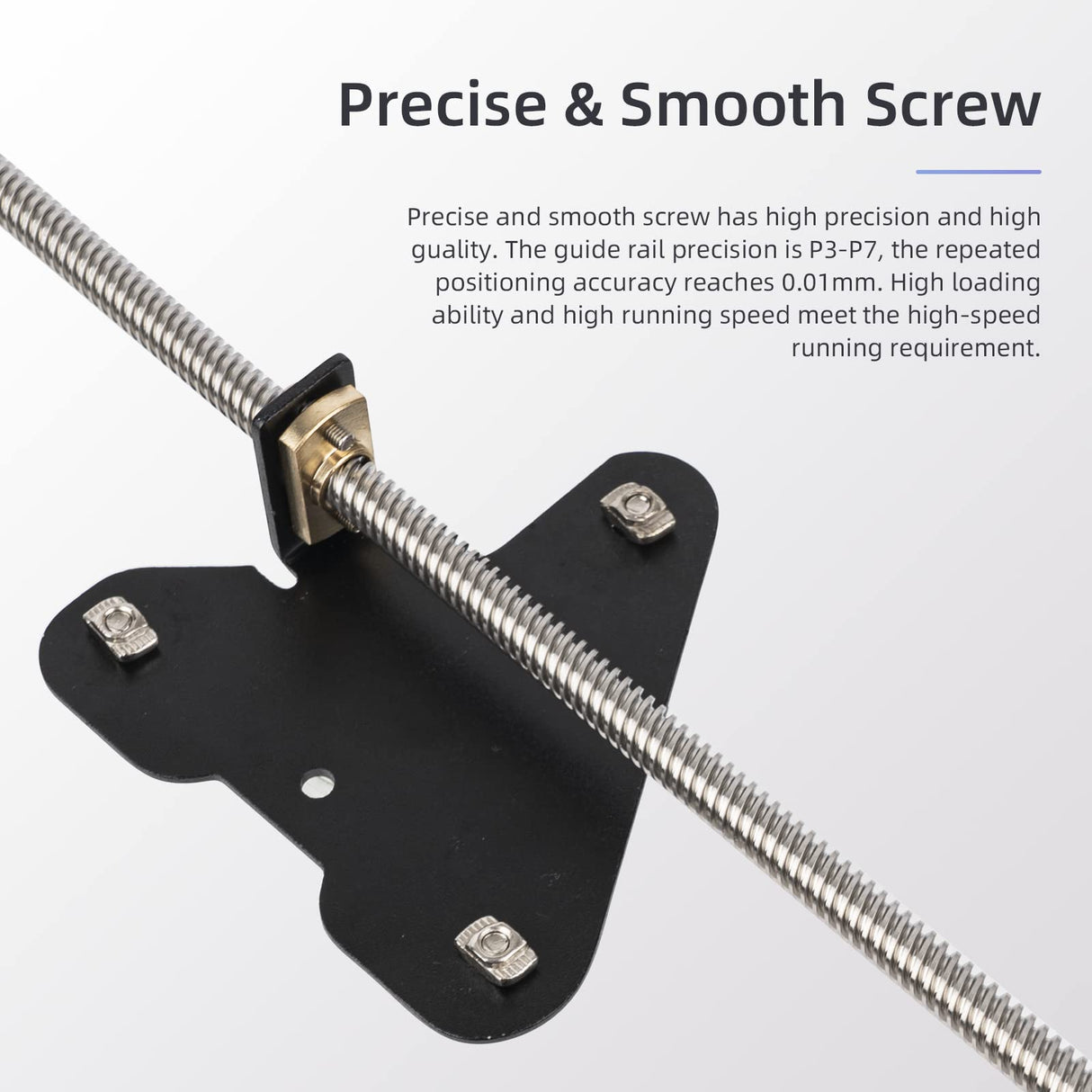 Creality 3D Printer Ender 3 Dual Z-axis Upgrade Kit with Lead Screw, Metal Power Supply Holder and Stepper Motor, 3D Printers Dual Screw Rod Upgrades Kit for Ender 3, Ender 3 Pro, Ender 3 V2 Creality