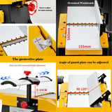 WYDDDARY 6" Woodworking Planer 12000rpm Benchtop Electric Planer Flat Planer Electric Wood Jointer AC220V WYDDDARY