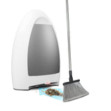 EyeVac Home Touchless Vacuum Automatic Dustpan - Great for Sweeping Pet Hair Food Dirt Kitchen - Ultra Fast & Powerful, Corded Canister Vacuum, Bagless, Automatic Sensors, 1000 Watt (White) EYE-VAC