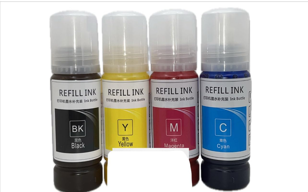 A4 Sublimation Printer for Clothes, T-Shirt Transfer Printing Machine, Direct to Film Printer. 4 Sublimation Ink Set: C/M/Y/B, Printing Paper,Tape Heat. Printers Conversion GENERIC