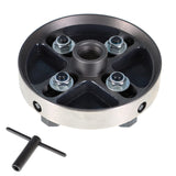 marddpair 6 Inch 4-Jaws Wood Lathe Chuck, 1 x 8 TPI Thread with Independently Adjustable Reversible Jaws marddpair