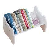 KUAIYU Kids Bookshelf, Mini Desktop Bookshelf with Tilted Shelf for Desk, Tabletop Book Shelf and Storage Rack in Living Room/Office/Home KUAIYU