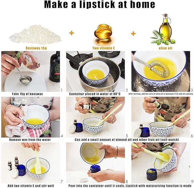 Pure & Natural 10-LB White Beeswax Pellets - Perfect for Your DIY Projects TLNFHRPI