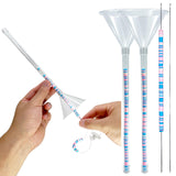 Xmada Beading Funnel - Beading Tools Kit for Clay Bead, 2 PCS Beading Tools for Jewelry Making with Beading Needles, Bracelets, Necklaces Making (2), Clear Xmada