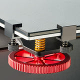 5Aplusreprap Heatbed Leveling 4Pcs Aluminum Hand Twist Leveling Nut with 4Pcs Hot Bed Die Springs for Ender 3/Ender 3 Pro, Ender 5/Ender 5 Plus/Ender 5 Pro, CR-10, CR10S/CR 10S Pro 3D Printer SAPLUSREPRAP